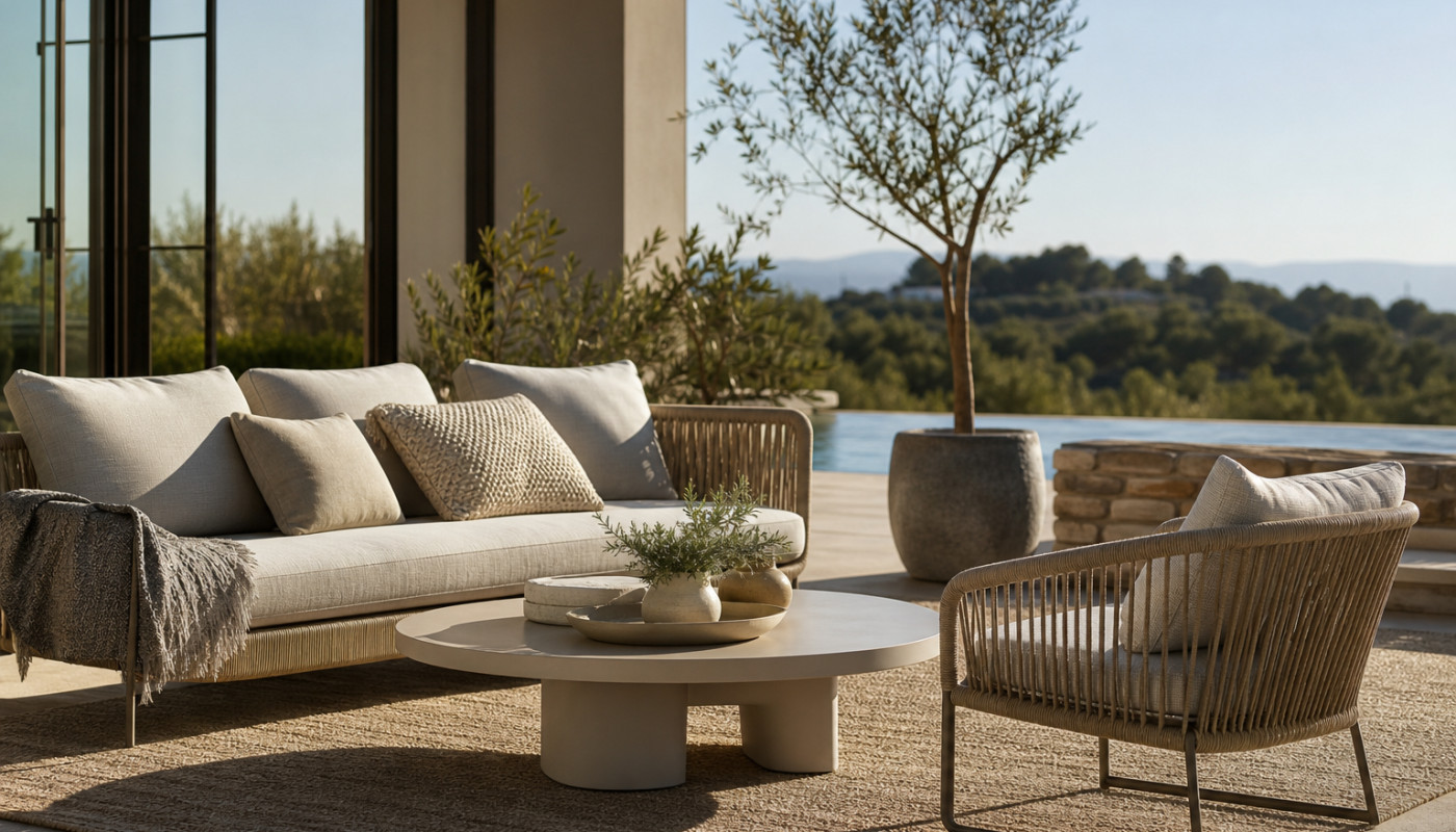 Les tendances actuelles dans la conception de mobilier d'extérieur